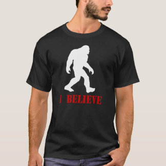Ich glaube - Retro T - Shirt Bigfoots Sasquatch
