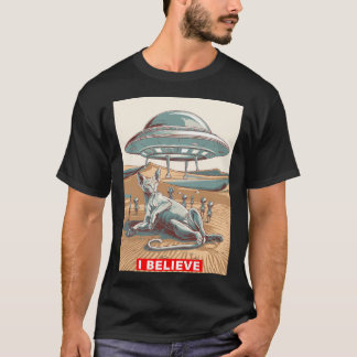 Ich glaube Sphynx-Katzen-Entführung Perfekt für Ka T-Shirt