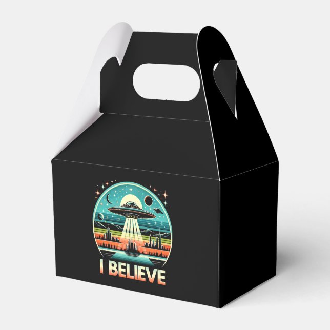 Ich glaube - UFO Geschenkschachtel (Vorderseite)