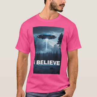 Ich glaube Ufo Poster T-Shirt