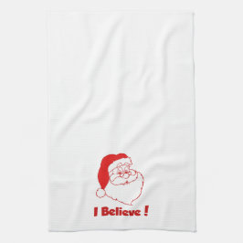 "Ich glaube Weihnachtshandtuch" Küchentuch