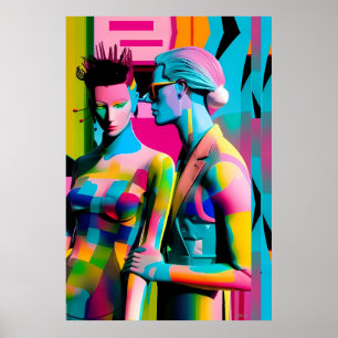 Ich glaube, wir sind allein jetzt Ken Gage Retrowa Poster