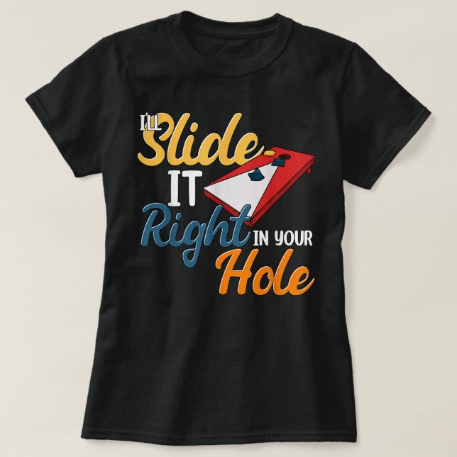 Ich gleite es direkt in die Ecke T-Shirt (Design vorne)