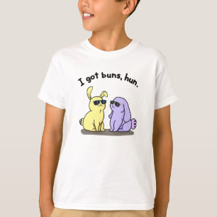 Ich Got Buns Hun Funny Bunny Rabbit Puff T-Shirt