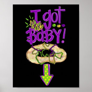 Ich Got Byby Fun Mardi Gras Fat Dienstag New Orle Poster