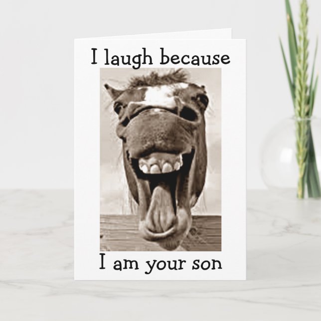 ICH GOT DICH FÜR EINEN VATER=BEST DIESES GESCHÄFTS KARTE (Vorderseite)