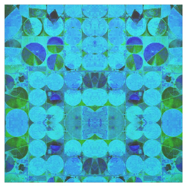 Ich got die Circle Blues ~ Abstrakte Fabric Stoff (Muster)