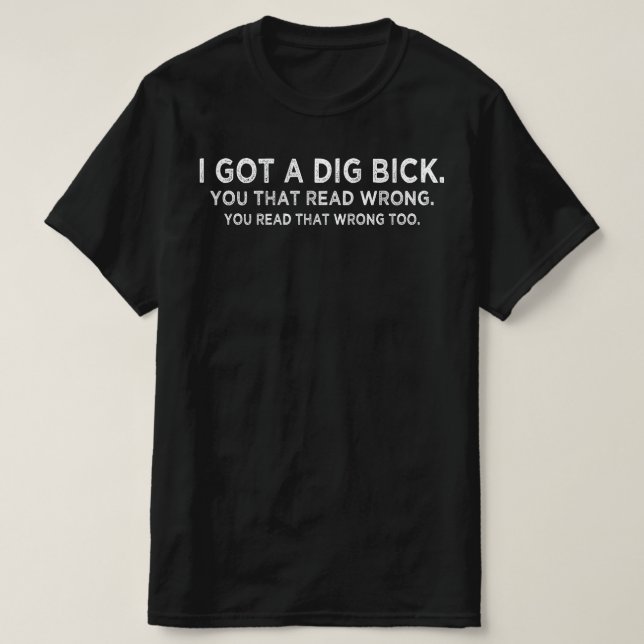 Ich got die stille Verwirrung T-Shirt (Design vorne)
