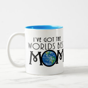 Ich Got die weltbeste Mama Zweifarbige Tasse