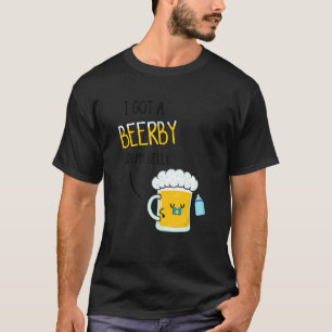 Ich Got ein Bier an meinem Bauchetag Männer Frauen T-Shirt