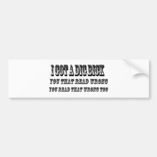 Ich got ein Grabung bick Autoaufkleber