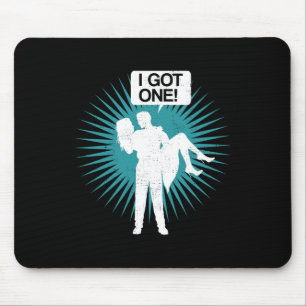 Ich Got ein lustiges Bachelor Party Bride Groom Ge Mousepad