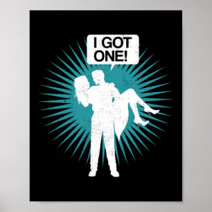 Ich Got ein lustiges Bachelor Party Bride Groom Ge Poster