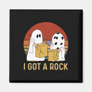Ich Got ein Rock-Shirt Halloween-Trick oder Treat Magnet