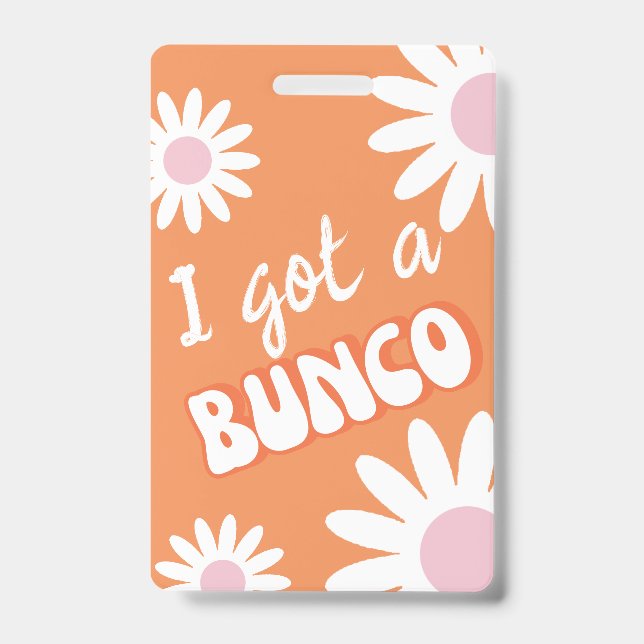 Ich Got eine Bunco Groovy Mod Ausweis (Vorderseite)