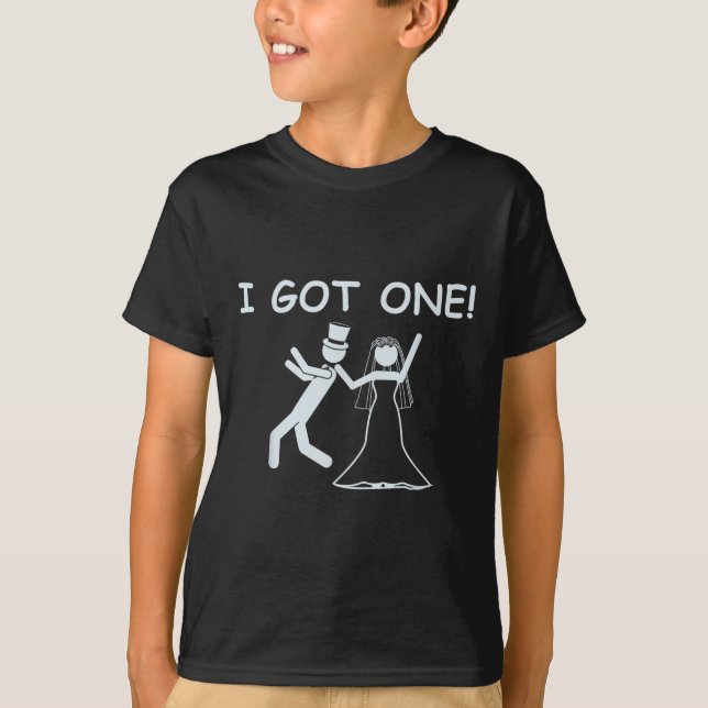 Ich Got einen Wedding Bride Funny Junggeselinnen-A T-Shirt (Vorderseite)