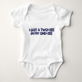 "Ich got einen Zweiziger in meinem Einziger" Baby Strampler