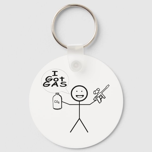 Ich Got Gas Schlüsselanhänger (Vorderseite)