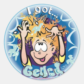Ich Got Gel! StyleStickers™ ©2009 LT Runder Aufkleber