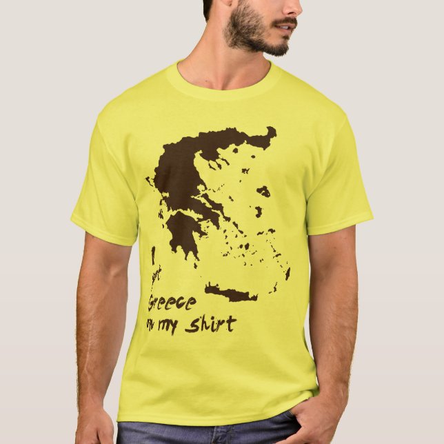 Ich got Griechenland-Fett auf meinem Shirt (Vorderseite)