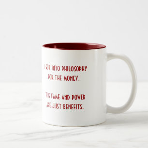 Ich got in Philosophie für… Fahrwerk-Rot (links Zweifarbige Tasse