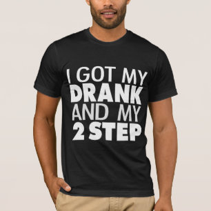 Ich got mein trank und mein Grafikt-stück mit 2 T-Shirt
