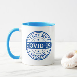Ich Got meinen Covid-19-Impfstoff Tasse