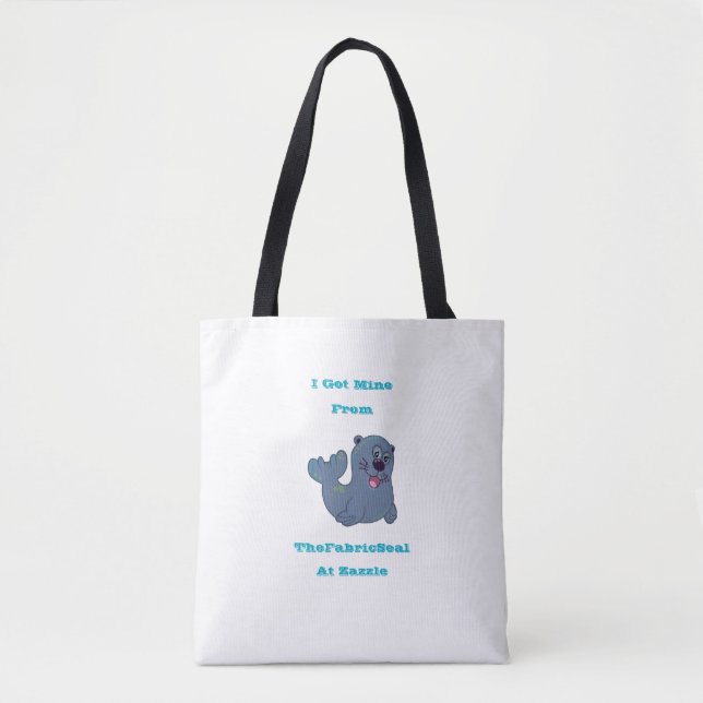 Ich Got mich aus dem Siegel Stoff in Zazzle (Vorderseite)