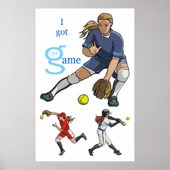Ich Got Spiel (Softball) Poster (Vorne)