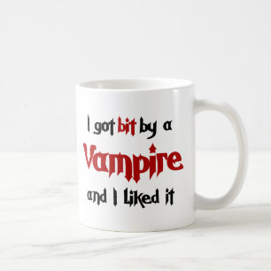 Ich got Stückchen durch einen Vampire Tasse