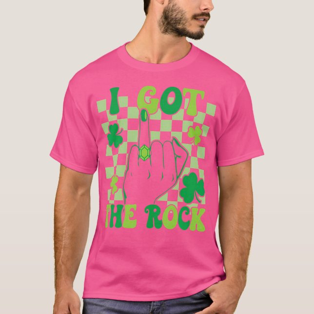 Ich Got The Rock Bachelorette Wedding St Patrick's T-Shirt (Vorderseite)