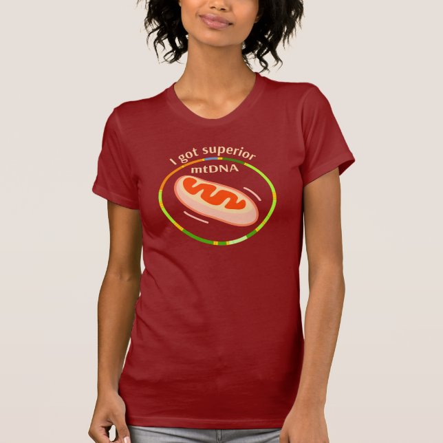 Ich got überlegenes mtDNA T-Shirt (Vorderseite)