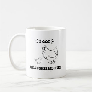 Ich Got Verantwortlichkeiten Funny Angelica Zitat  Kaffeetasse