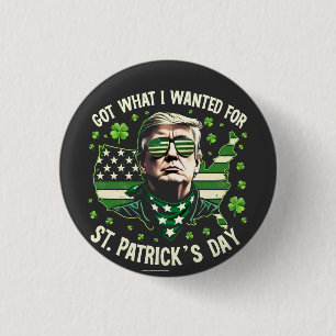Ich Got, was ich für St. Patrick's Day Trump Gewol Button