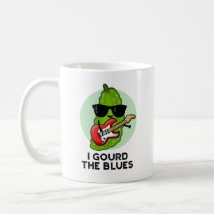 Ich gourte die Blues Funny Veggie Pun Kaffeetasse