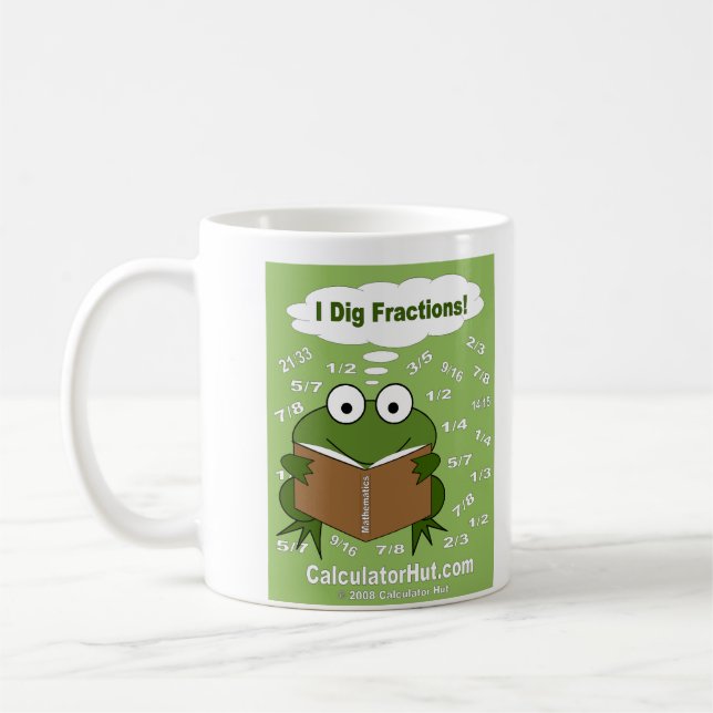 Ich grabe Bruch-Tasse Kaffeetasse (Links)