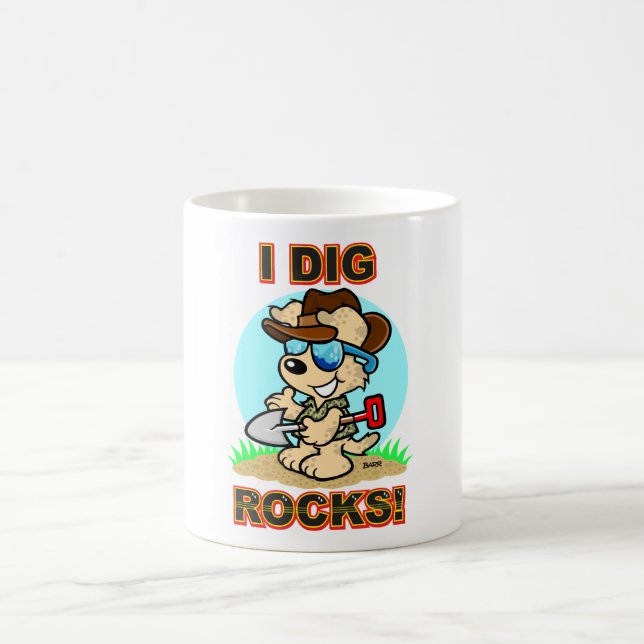 Ich grabe Felsen! Tasse (Mittel)