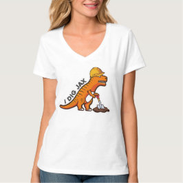 Ich grabe Jax V-Ausschnitt-Shirt T-Shirt