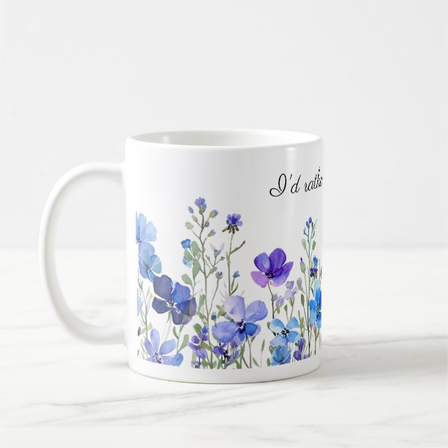 Ich gräbe lieber die Aquarellfarbe Kaffeetasse (Links)