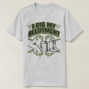 Ich grabe meinen T-Shirt