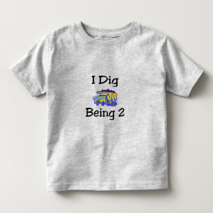 Ich grabe Sein 2 Kleinkind T-shirt