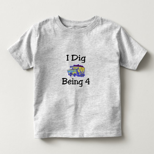 Ich grabe Sein 4 Kleinkind T-shirt (Vorderseite)