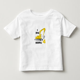 Ich grabe Sein 4 Kleinkind T-shirt