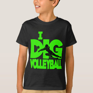Ich grabe VB, Neongrün T-Shirt
