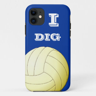 ICH GRABE VOLLEYBALL iPhone 5 Fall iPhone 11 Hülle