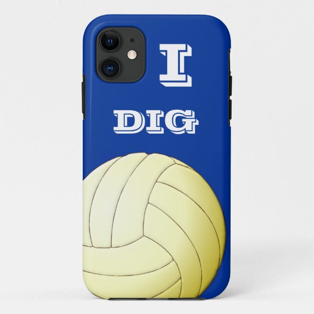 ICH GRABE VOLLEYBALL iPhone 5 Fall Case-Mate iPhone Hülle (Rückseite)