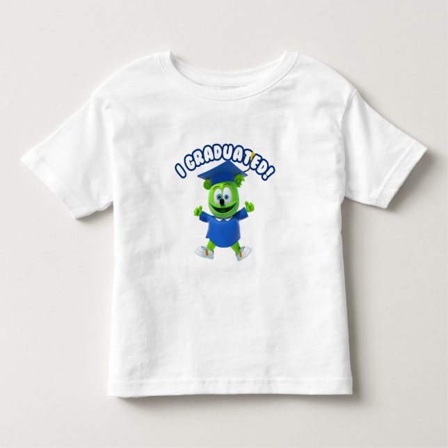 Ich graduierte! Kleinkind-T - Shirt Gummibar (Vorderseite)
