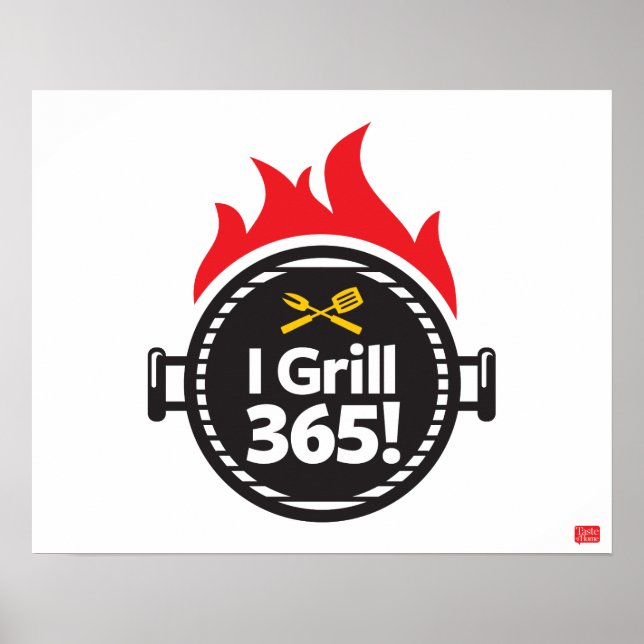 Ich Grill 365! Poster (Vorne)