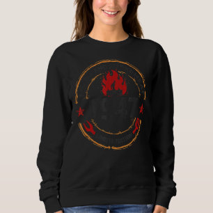 Ich grill und rauche Fleisch seit 1947 75 Jahre al Sweatshirt
