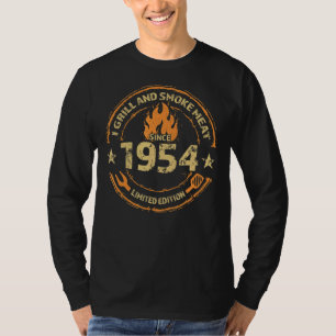 Ich Grill und Rauchfleisch seit 1954 68. Geburtsta T-Shirt